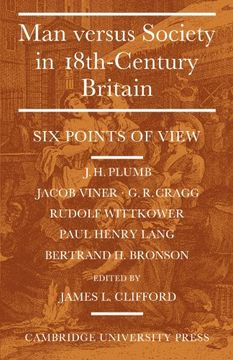 portada Man Versus Society in Eighteenth-Century Britain: Six Points of View 