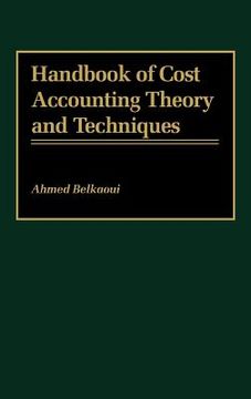 portada handbook of cost accounting theory and techniques
