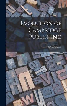 portada Evolution of Cambridge Publishing (en Inglés)