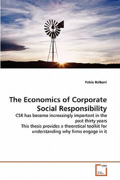 portada the economics of corporate social responsibility (en Inglés)