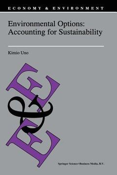 portada Environmental Options: Accounting for Sustainability (en Inglés)