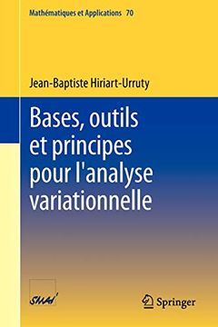 portada Bases, Outils et Principes Pour L'analyse Variationnelle (in French)