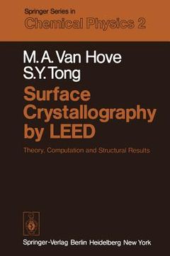 portada surface crystallography by leed: theory, computation and structural results (in English)