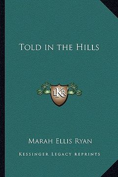 portada told in the hills (en Inglés)
