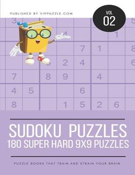 portada Sudoku Puzzles - 180 Super Hard 9x9 Puzzles (en Inglés)
