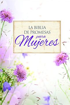 portada Biblia de Promesas - Letra Grande - Piel Especial - Floral con Índice