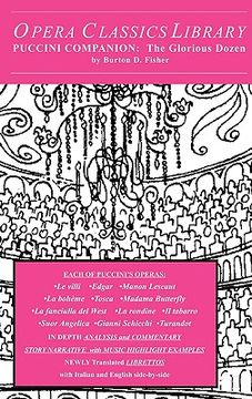 Libro opera classics library puccini companion the glorious dozen