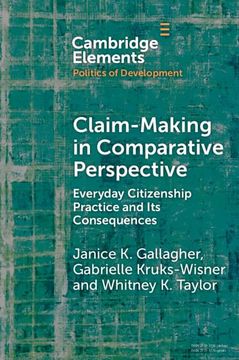 portada Claim-Making in Comparative Perspective (en Inglés)