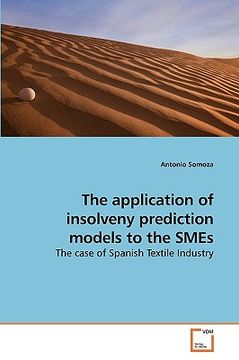 portada the application of insolveny prediction models to the smes (en Inglés)