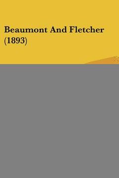 portada beaumont and fletcher (1893) (en Inglés)