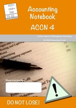 portada Course Notes - AQA Accounting - ACCN 4 (in English)
