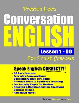 portada Preston Lee's Conversation English For Finnish Speakers Lesson 1 - 60 (en Inglés)