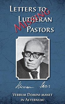 portada Missing Letters to Lutheran Pastors, Hermann Sasse (en Inglés)