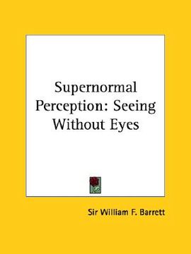 portada supernormal perception: seeing without eyes (en Inglés)