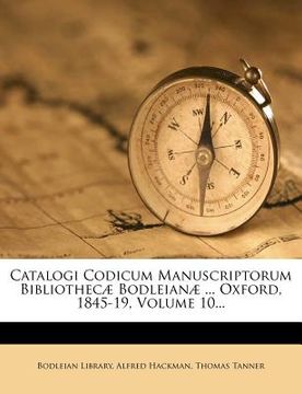 portada catalogi codicum manuscriptorum bibliothec bodleian ... oxford, 1845-19, volume 10...