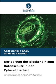 portada Der Beitrag der Blockchain zum Datenschutz in der Cybersicherheit (in German)