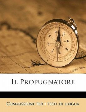 portada Il Propugnatore (en Italiano)