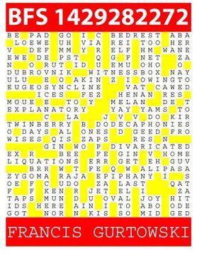 portada Bfs 1429282272: A BFS Puzzle (Brute Force Search) (Volume 65)