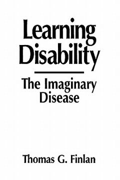 portada learning disability: the imaginary disease (en Inglés)