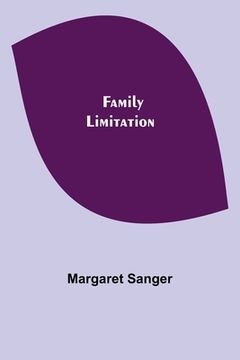 portada Family Limitation (in English)