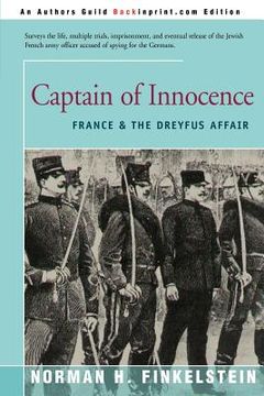 portada captain of innocence: france & the dreyfus affair (in English)