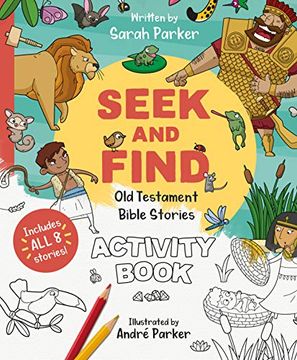 portada Seek and Find: Old Testament Activity Book: Discover all About our Amazing God! (en Inglés)