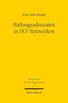 portada Haftungsadressaten in Dlt-Netzwerken (en Alemán)