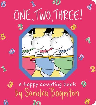 portada One, Two, Three! A Happy Counting Book (Boynton on Board) (en Inglés)