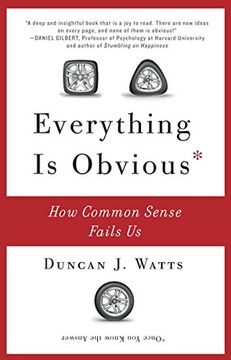 portada Everything is Obvious: How Common Sense Fails us (en Inglés)