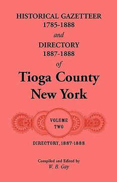 portada directory, 1887-1888 of tioga county, new york (en Inglés)