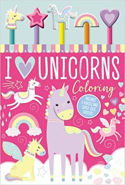 portada I Love Unicorns Coloring (in English)