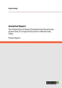 portada analytical report (in English)