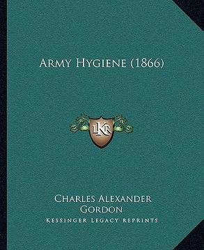 portada army hygiene (1866) (en Inglés)