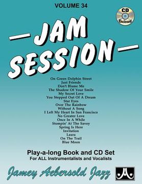 portada Jamey Aebersold Jazz -- Jam Session, Vol 34: Book & 2 CDs (en Inglés)