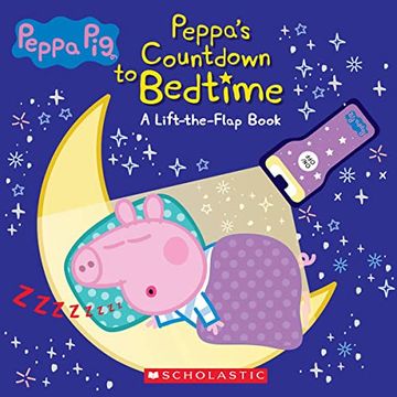 portada Countdown to Bedtime: Lift-The-Flap Book With Flashlight (Peppa Pig) (en Inglés)