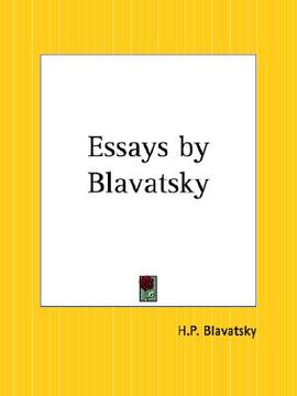 portada essays by blavatsky