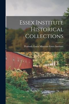 portada Essex Institute Historical Collections