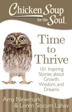 portada Chicken Soup for the Soul: Time to Thrive: 101 Inspiring Stories about Growth, Wisdom, and Dreams (en Inglés)