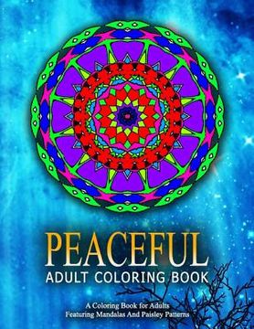 portada PEACEFUL ADULT COLORING BOOK - Vol.14: relaxation coloring books for adults