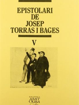 portada Epistolari Torras i Bages: Epistolari de Josep Torras i Bages, Vol. V (Biblioteca Abat Oliba) (en Catalá)