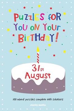 portada Puzzles for you on your Birthday - 31st August (en Inglés)