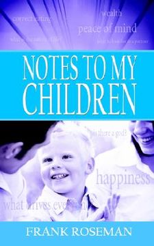 portada notes to my children (en Inglés)