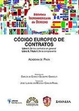 portada codigo europeo de contratos / libro i. de los contratos en general / libro ii. de la compraventa