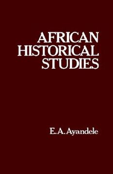 portada african historical studies (en Inglés)