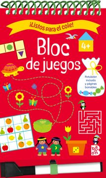 portada Listos Para el Cole Bloc de Juegos +4 (in Spanish)