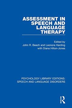 portada Assessment in Speech and Language Therapy (Psychology Library Editions: Speech and Language Disorders) (en Inglés)