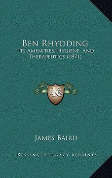 portada ben rhydding: its amenities, hygiene, and therapeutics (1871) (in English)