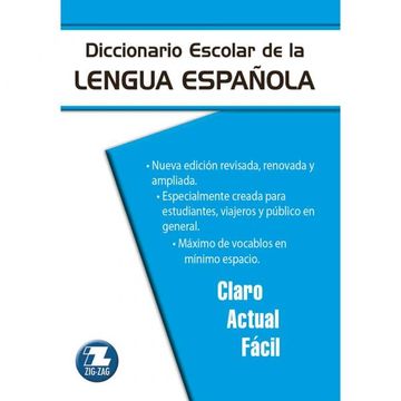 portada Diccionario Escolar zig -Zag de la Lengua Española