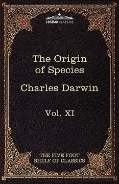 portada the origin of species: the five foot shelf of classics, vol. xi (in 51 volumes)