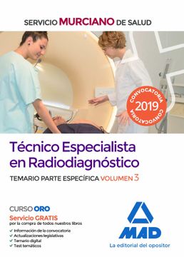 portada Tecnico Especialista en Radiodiagnostico del Servicio Murciano de Salud
